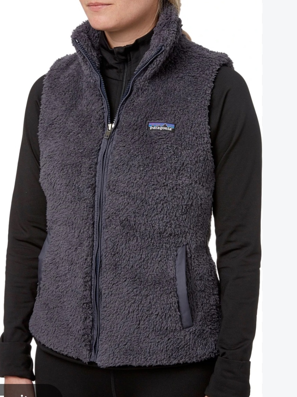 Patagonia Los Gatos Fleece Vest - Dark Gray Women’s Size Small